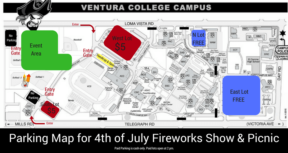 The 2019 Ventura 4th of July Fireworks Show & Family Picnic at Ventura